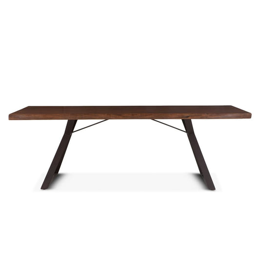 World Interiors - Nottingham 80in Dining Table with Walnut Finish - ZWNTHM8038 veiw 1