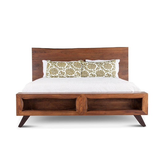 World Interiors - Nottingham-King Bed Mid-Century Brown th - ZWNTHM16 veiw 1