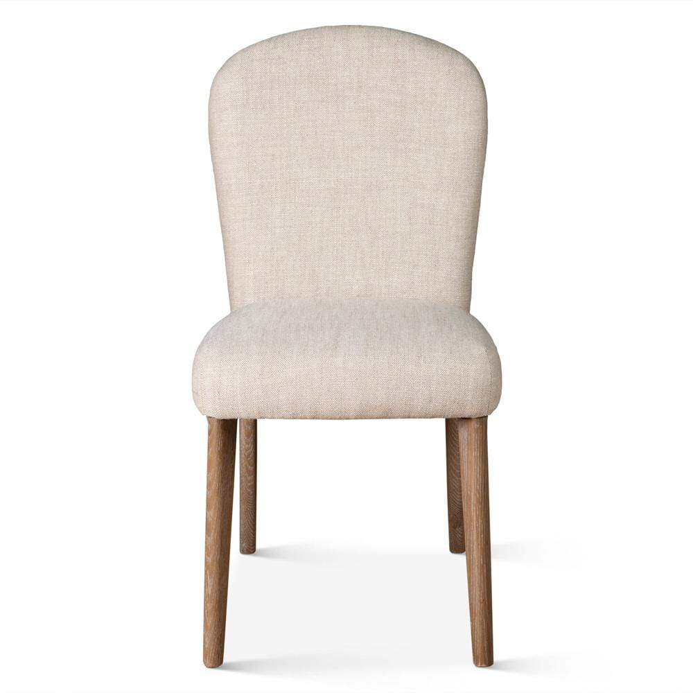 World Interiors - Olivia Dining Chair in Beige Linen - ZWOLIBLDC veiw 1