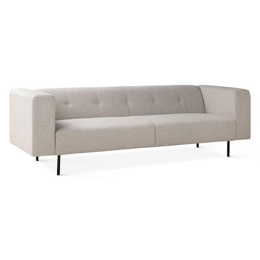 World Interiors - Olympia 94in Tufted Sofa in Cream Boucle Fabric - ZWOLYSOFF805_CLOSEOUT veiw 1