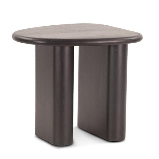 World Interiors - Oslo 26in Side Table in Black Mango Wood - ZWOSLST26BLK_CLOSEOUT veiw 1