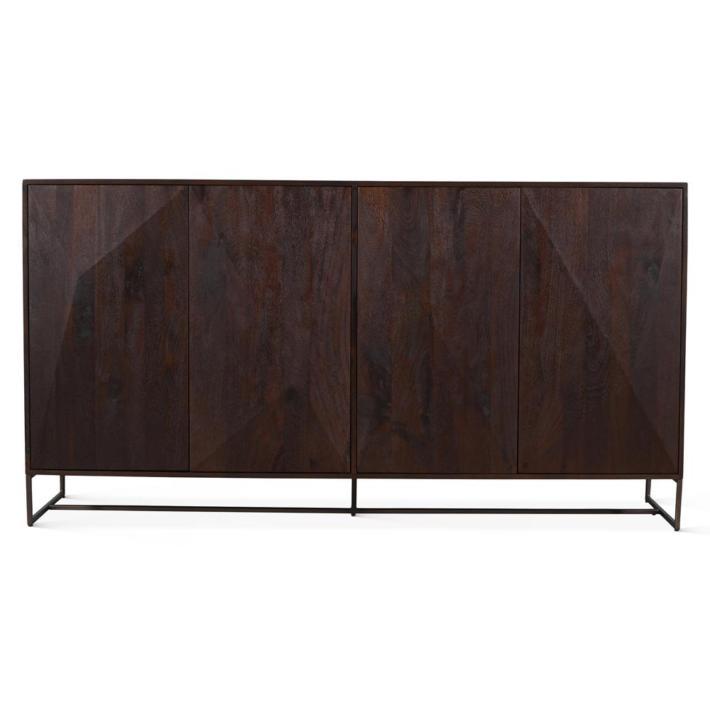World Interiors - Oxford 76in Sideboard with Walnut Finish - ZWOXSB76WN_CLOSEOUT veiw 1