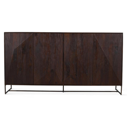World Interiors - Oxford 76in Sideboard with Walnut Finish - ZWOXSB76WN_CLOSEOUT veiw 1