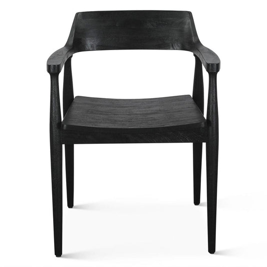 World Interiors - Oxford Dining Chair with Black Finish - ZWOXDCB_CLOSEOUT veiw 1