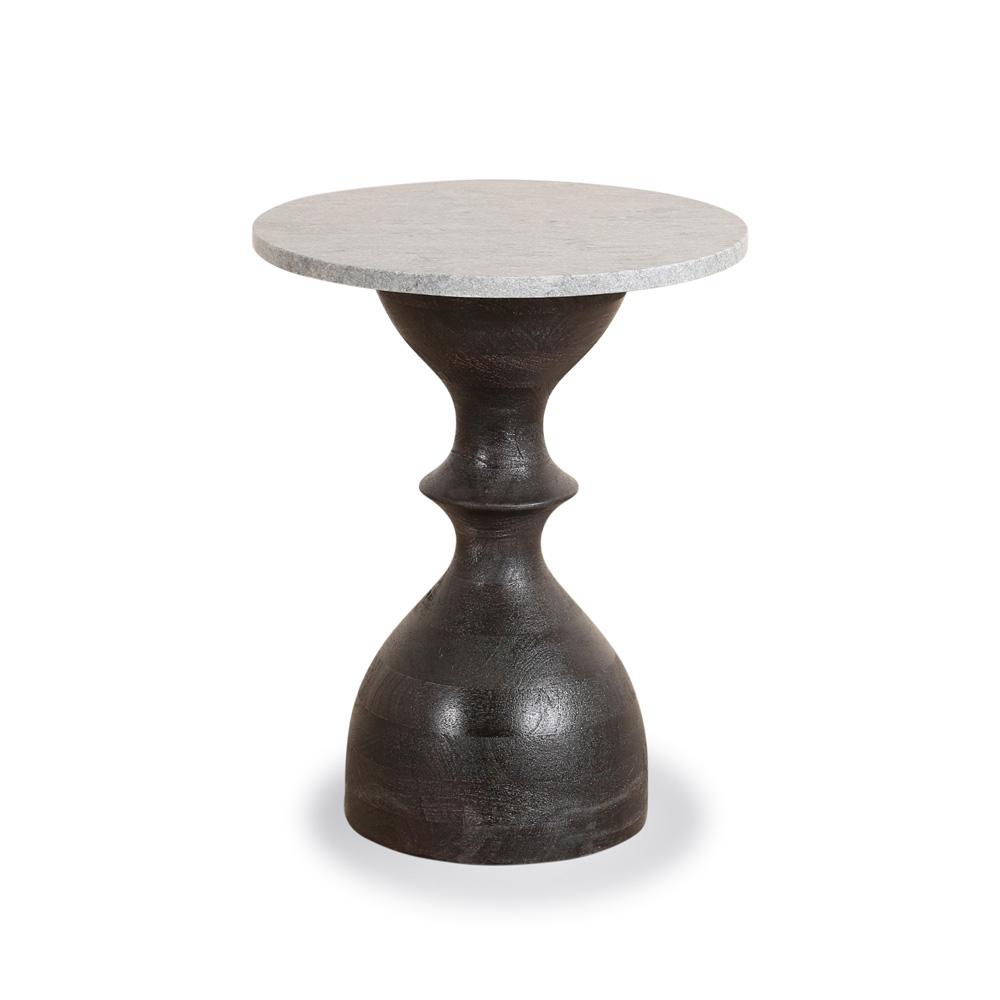 World Interiors - Palm Desert Rustic Marble Side Table - ZWPDRMST_CLOSEOUT veiw 1