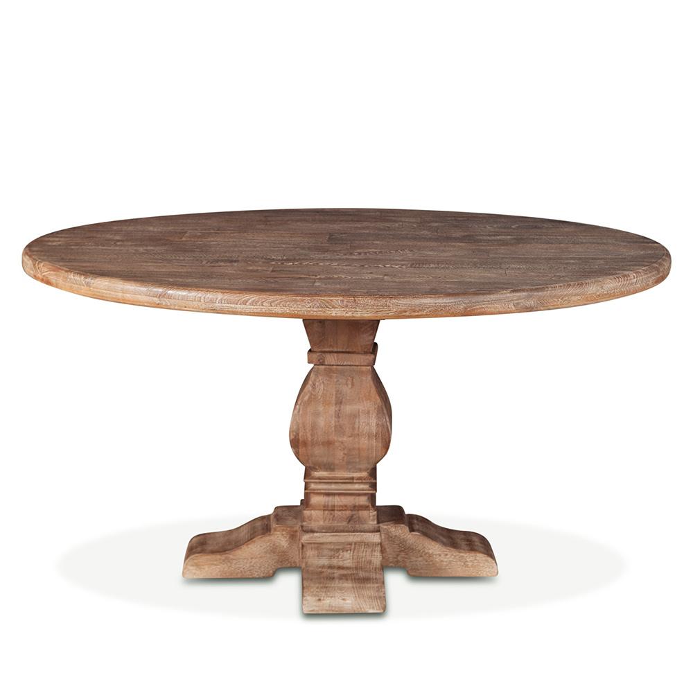 World Interiors - Pengrove 54in Round Dining Table in Antique Oak Finish - ZWPG5429 veiw 1