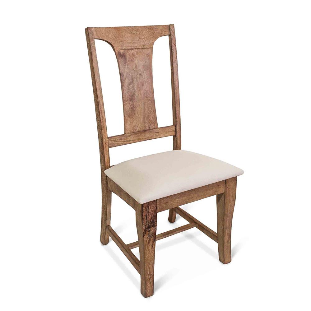 World Interiors - Pengrove Dining Chairs in Cream Linen and Antique Oak - ZWPGDC18 veiw 1