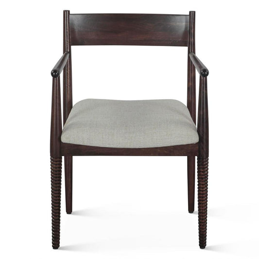 World Interiors - Provence 22in Upholstered Dining Chair in Dark Sienna - ZWPRVUDCDS veiw 1