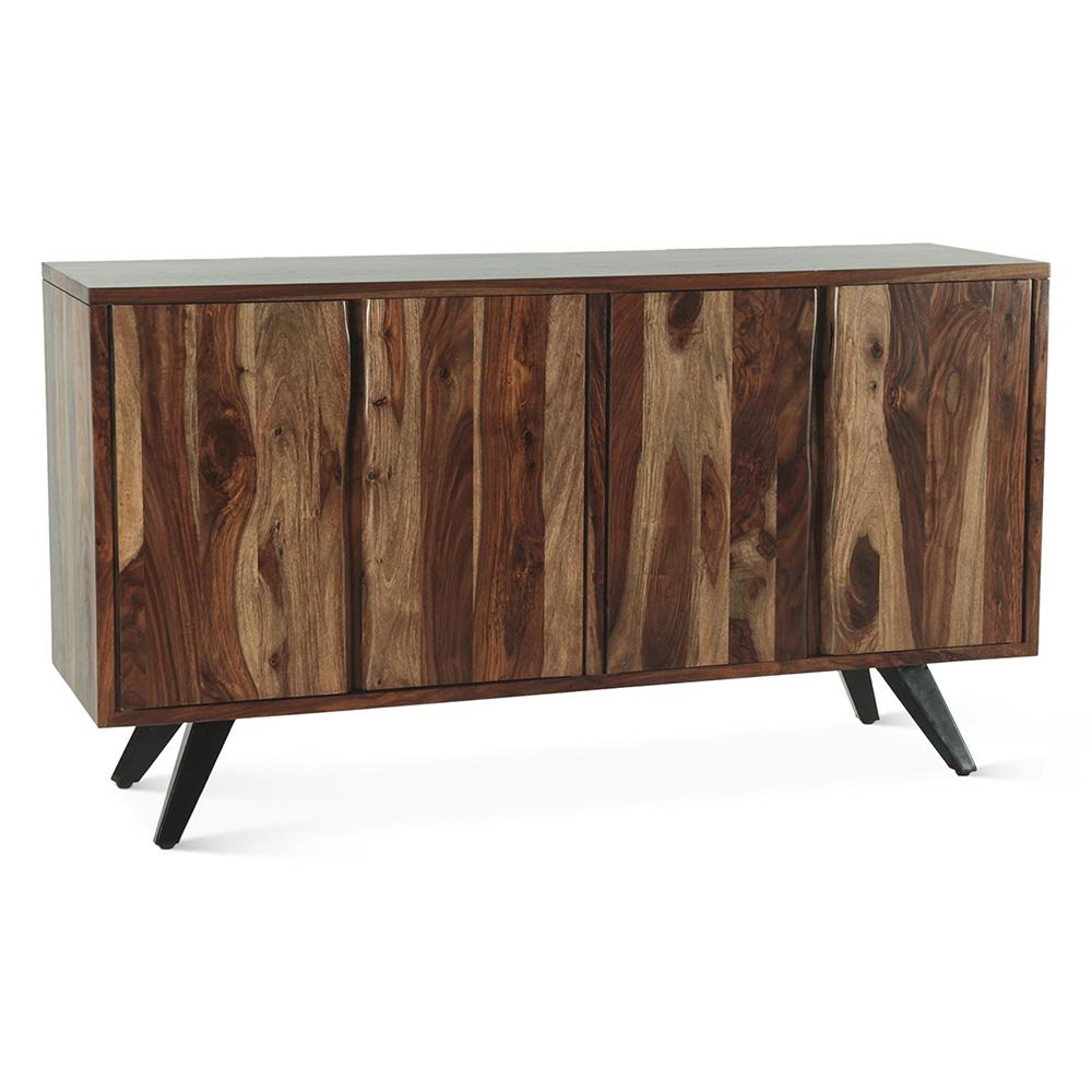 World Interiors - Rosewood 62in Sideboard in Natural Sheesham - ZWROS62SBNS veiw 1