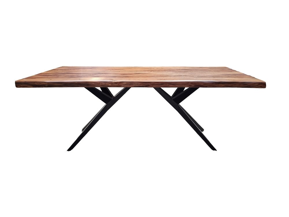 World Interiors - Rosewood 94in Dining Table in Natural Sheesham - ZWROS94DTNS veiw 1