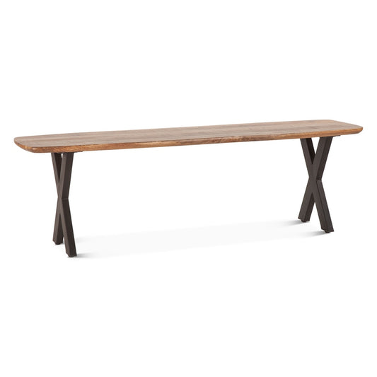 World Interiors - Santa Margherita 60in Bench with Natural Finish - ZWSMBN60NA veiw 1