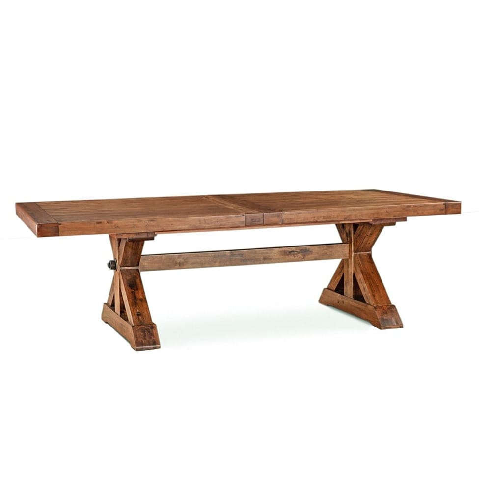 World Interiors - Sierra 100-144in Extension Table in Earth Finish - ZWSRADT100EEA veiw 1