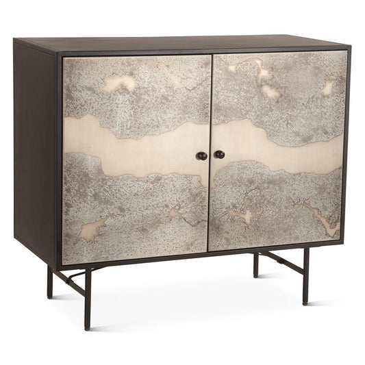World Interiors - St. George 18in Bar Cabinet in Oxidized Black - ZWSTGBC18XB_CLOSEOUT veiw 1