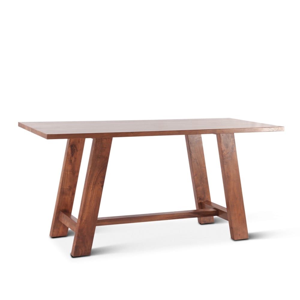 World Interiors - Stavanger 75in Gathering Table in Cinnamon Brown Finish - ZWSTVGT75CN veiw 1