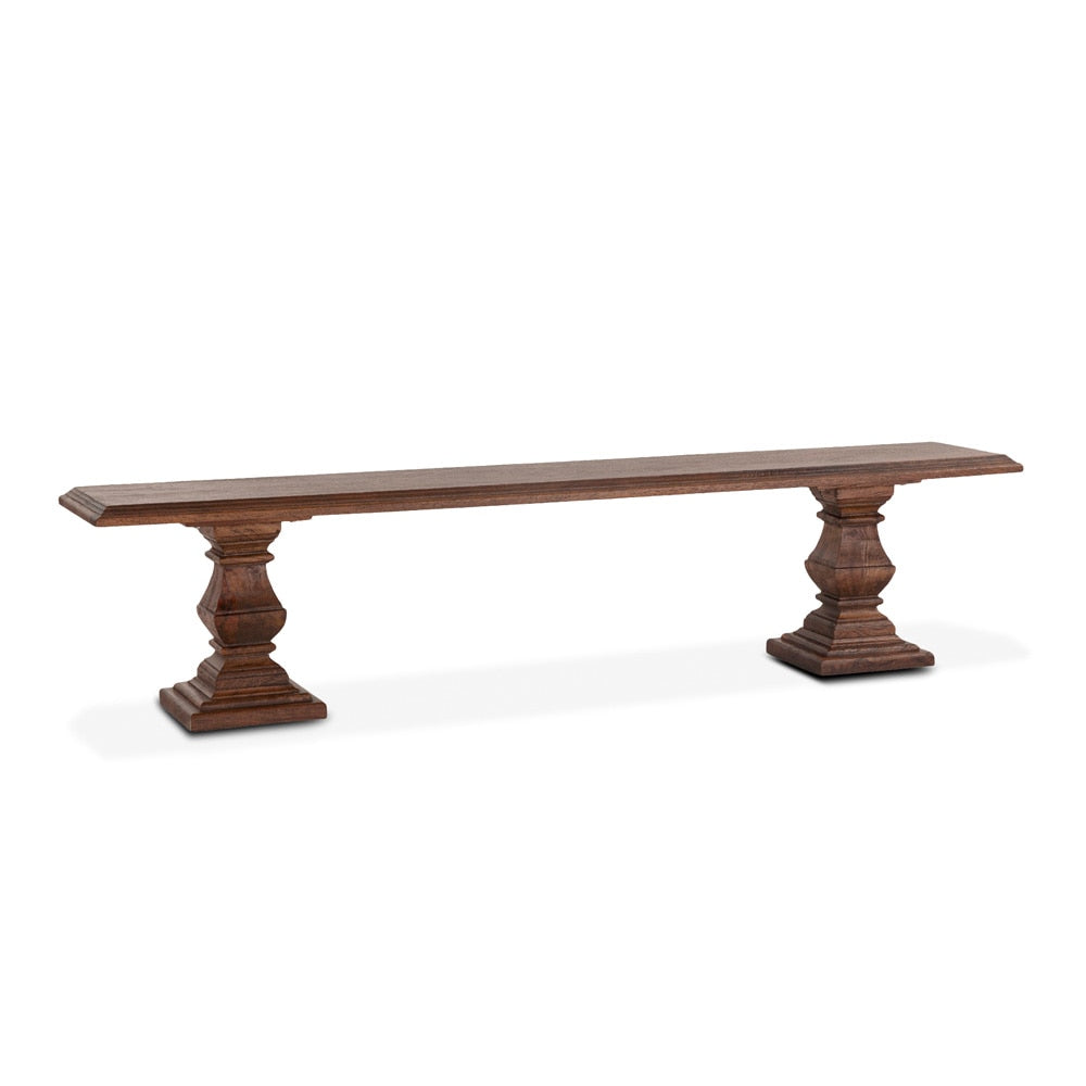 World Interiors - Toulon 80in Bench in Weathered Mango - ZWTOUBN80WM_CLOSEOUT veiw 1