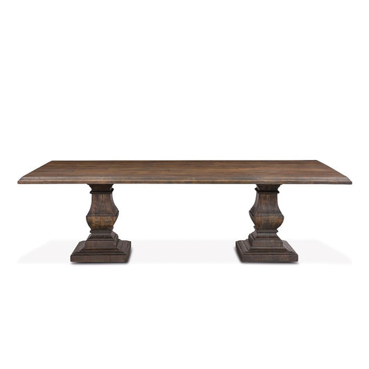 World Interiors - Toulon 84in Dining Table in Weathered Mango - ZWTLNDT84WM veiw 1