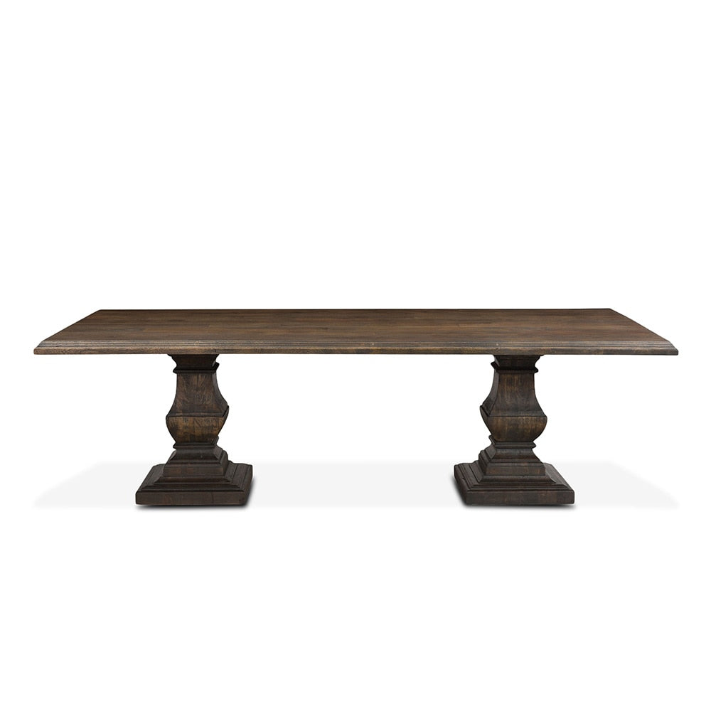 World Interiors - Toulon 98in Dining Table in Weathered Mango Finish - ZWTLNDT98WM veiw 1