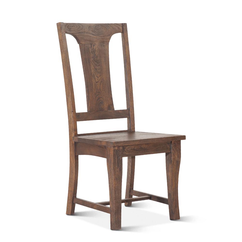 World Interiors - Toulon Dining Chairs in Weathered Mango Finish - ZWTLNDCWM veiw 1