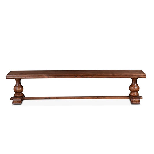 World Interiors - Tuscany 82in Bench in Earth Finish - ZWTUSBN82EA_CLOSEOUT veiw 1
