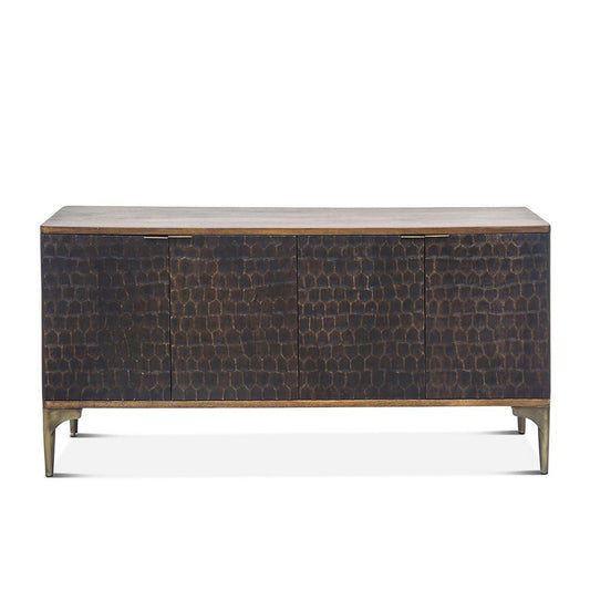 World Interiors - Vallarta 66in Sideboard in Mango Wood with Two Tone Finish - ZWSCSB64TT veiw 1