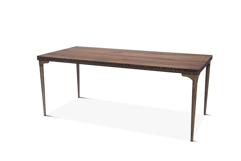 World Interiors - Vallarta 78in Dining Table in Mango Wood with Two Tone Finish - ZWSCDT78TT_CLOSEOUT veiw 1