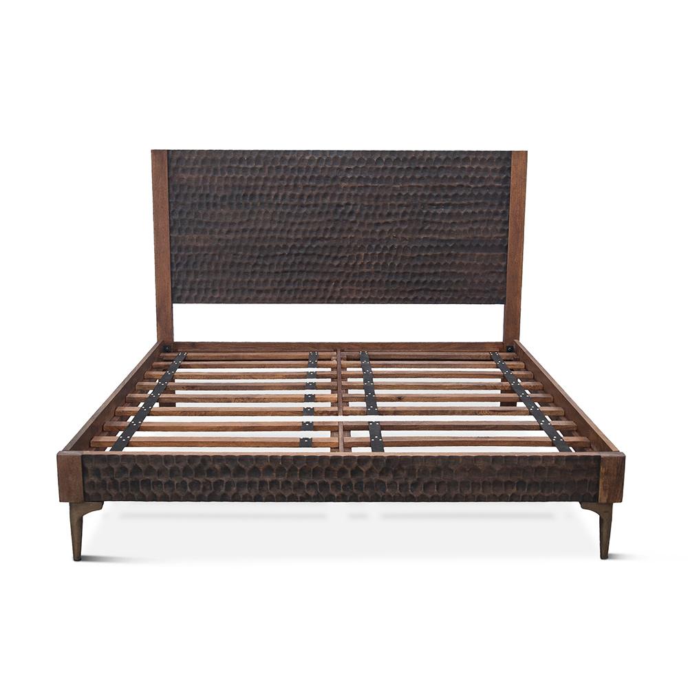 World Interiors - Vallarta Queen Bed in Mango Wood with Two Tone Finish - ZWSCPBQTT veiw 1