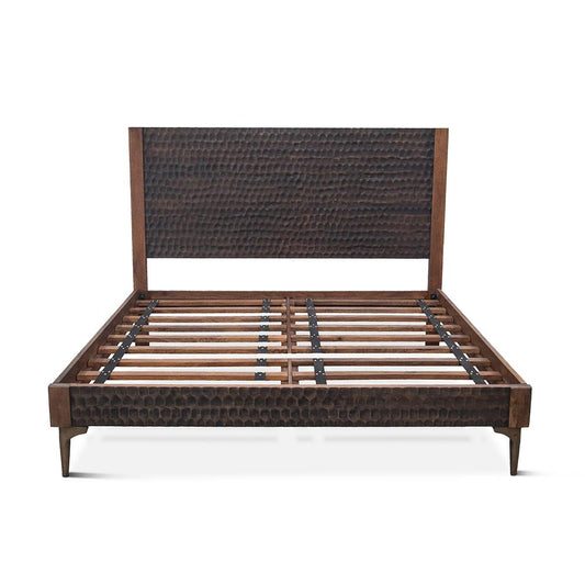 World Interiors - Vallarta Queen Bed in Mango Wood with Two Tone Finish - ZWSCPBQTT veiw 1