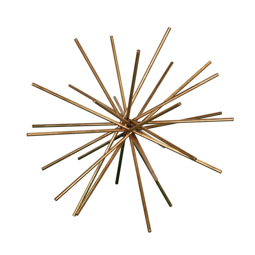 Worlds Away - 16" Iron Asterisk In Gold Leaf - URCHIN G16 view 1