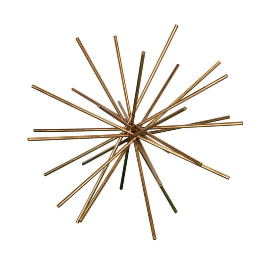 Worlds Away - 20" Iron Asterisk In Gold Leaf - URCHIN G20 view 1