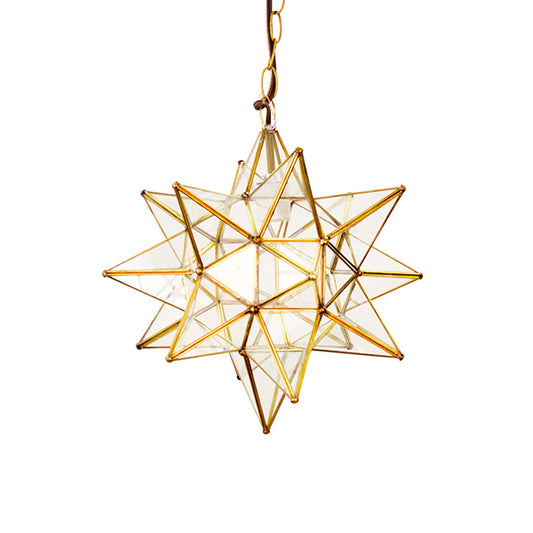 Worlds Away - 20" X-Large Clear Star In Brass  - ACS112BR view 1