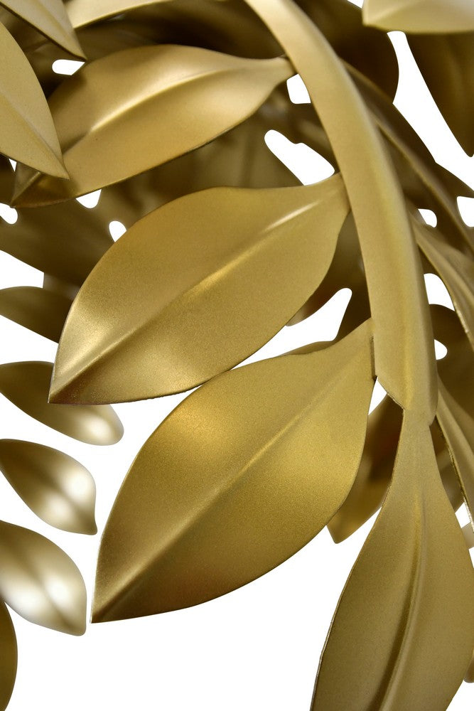 Worlds Away - 5-Light Palm Tree Chandelier In Antique Brass Finish - MILLIE view 5