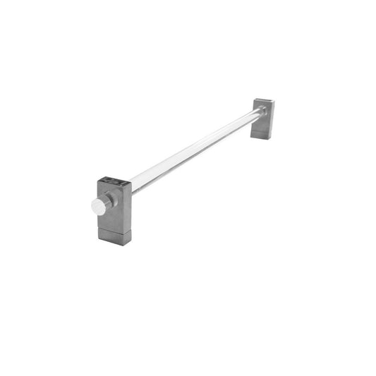 Worlds Away - Acrylic And Nickel Minimal Towel Bar - SMITH N view 1