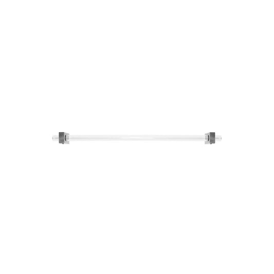 Worlds Away - Acrylic And Nickel Minimal Towel Bar - SMITH N view 2