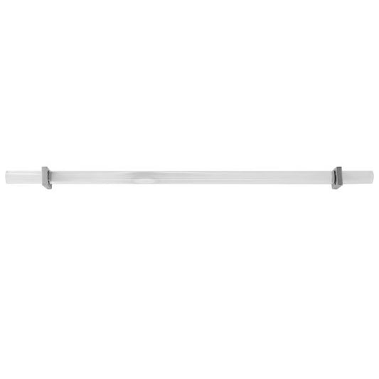 Worlds Away - Acrylic Pole Handle With Nickel Adjustable Brackets - GARBO HN view 1