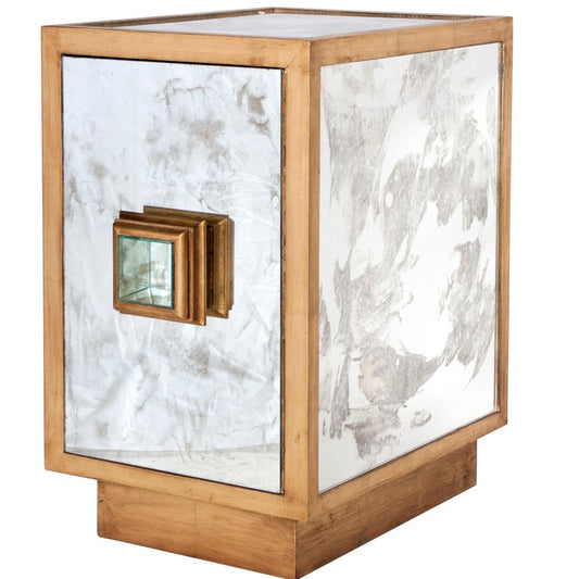Worlds Away - Ant Mir & Gold Lf One Dr Cabinet - SAVANNAH G view 1