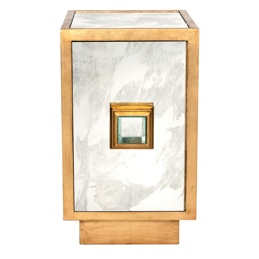 Worlds Away - Ant Mir & Gold Lf One Dr Cabinet - SAVANNAH G view 2