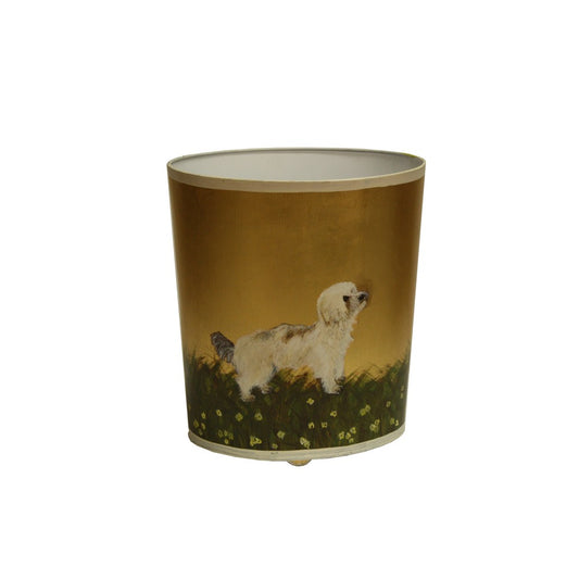 Worlds Away - Bichon Yorkie Wastebasket - WBBICHONYORKIE view 1
