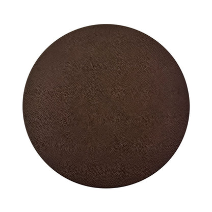 Worlds Away - Brass Base Cigar Table With Round Leather Top - BOLTON view 2