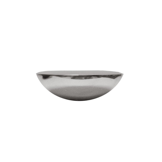 Worlds Away - Convex Modern Round Nickel Knob - LINDHURST HN view 1