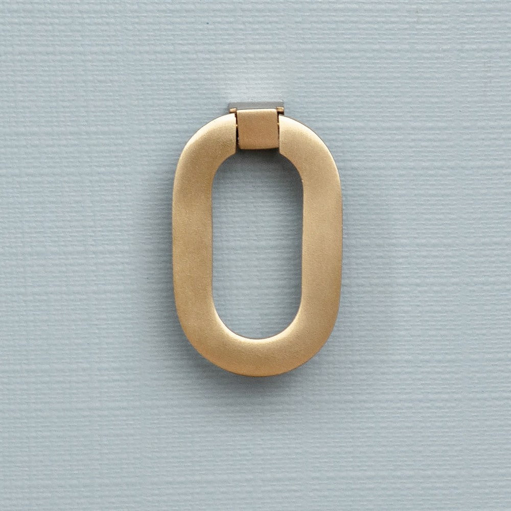 Worlds Away - Curved Front Chest With Three Drawers In White Light Blue Textured Linen With Satin Brass Ring Hardware - CORA LB view 5