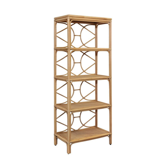 Worlds Away - Decorative Back Etagere In Natural Rattan - DANIELLE NAT view 1