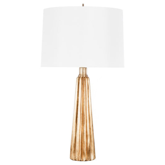 Worlds Away - Gold Leaf Tassel Lamp With 17 Inch Diameter Shade - HENSLEY G view 1