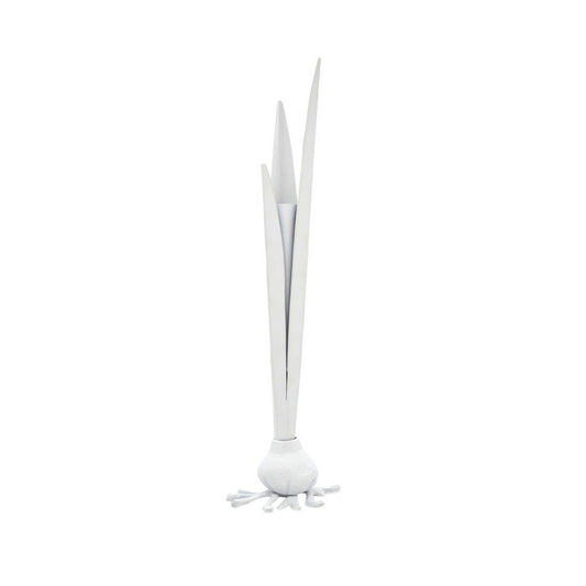 Worlds Away - Handcrafted Garlic Bud Vase White - GARLIC BUD WH view 1
