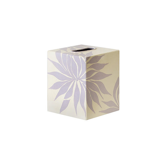 Worlds Away - Kleenex Box - Cream Lavender Dahlia - KBDAHLIAL view 1