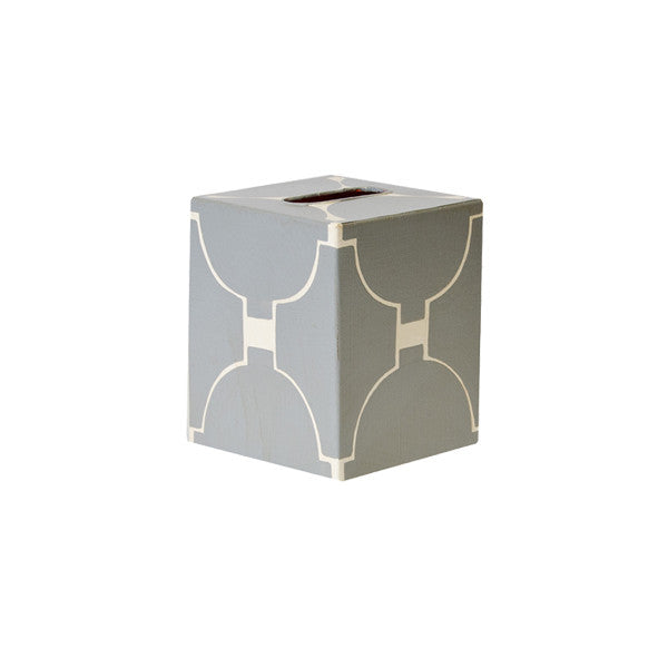 Worlds Away - Kleenex Box - Grey And Cream - KBACADIAGY view 1