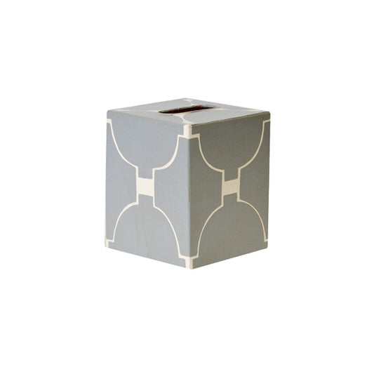 Worlds Away - Kleenex Box - Grey And Cream - KBACADIAGY view 1