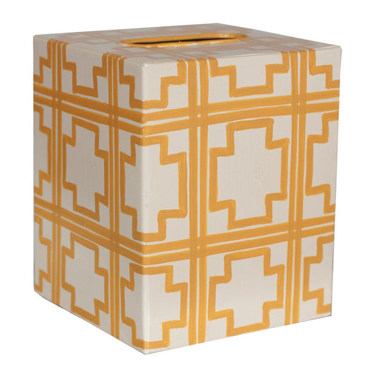 Worlds Away - Kleenex Cream W Yellow Squares - KBSQUAREDY view 1
