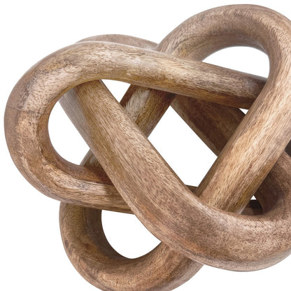 Worlds Away - Knot Decorative Object In Mango Wood - KNOT view 4