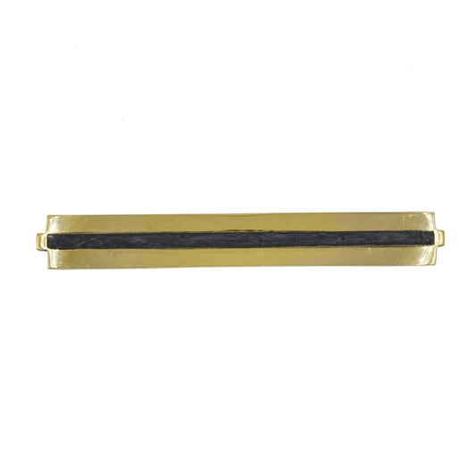 Worlds Away - Large Brass Long Handle With Inset Resin In Charcoal - KARL LCHAR view 1