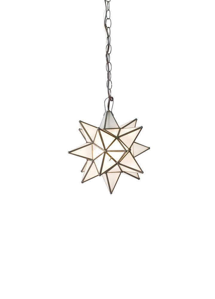 Worlds Away - Lg Frosted Star Chandelier - AGS810 view 2